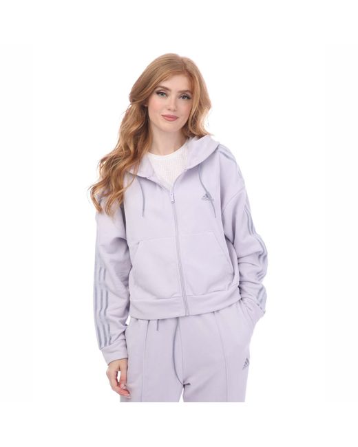 adidas Energize Cotton Blend Tracksuit in Purple Lyst UK