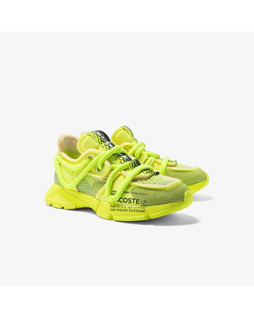 Lacoste Yellow L003 Active Trainers for men