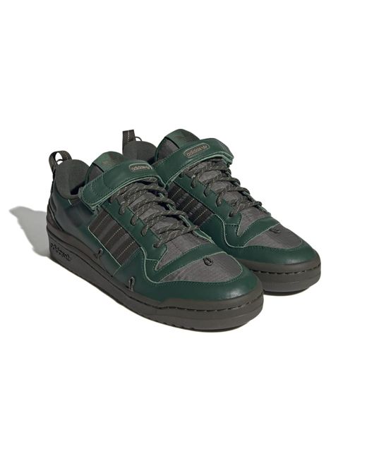 Adidas Originals Green Forum 84 Camp Low Trainers for men