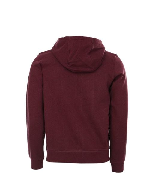 Lacoste Red Sport Lightweight Zip Hoody for men