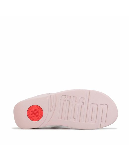 Fitflop Pink Womenss Fit Flop Lulu Shimmer Toe-Post Sandals