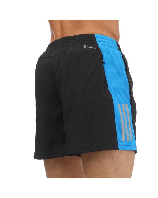 Adidas Black Own The Run 7" Shorts for men