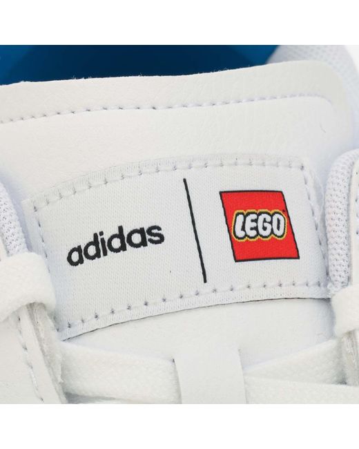 Adidas White Grand Court X Lego 2.0 Trainers for men