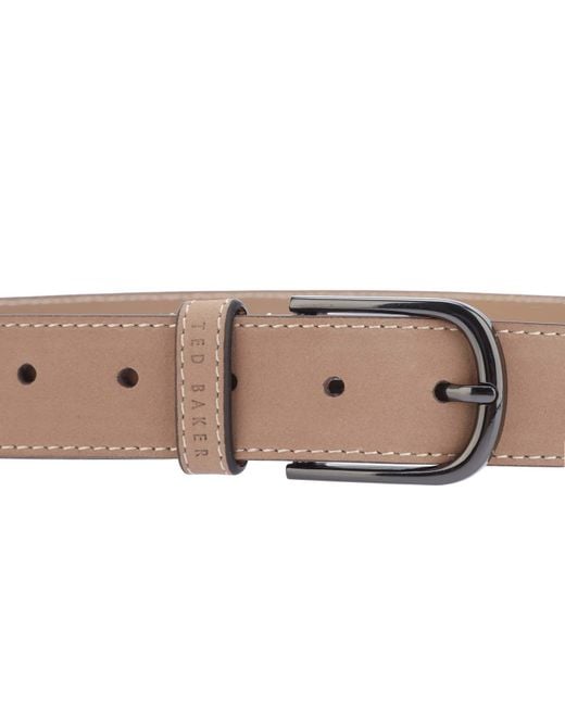Ted Baker Brown Grisham Leather Belt for men