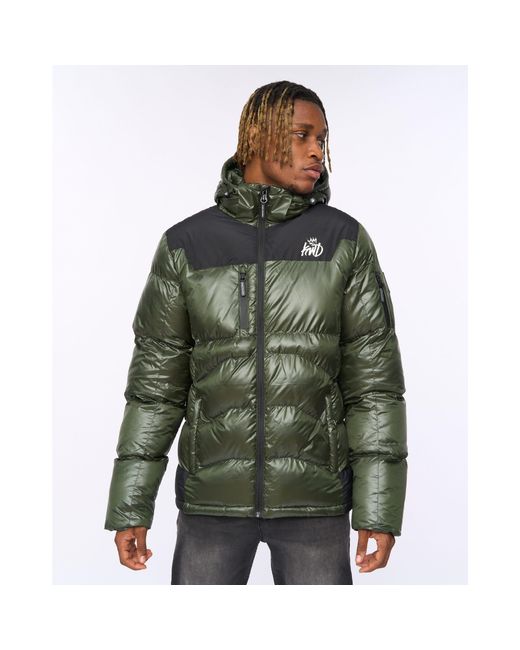Kings Will Dream Green Ascend Puffer Jacket for men