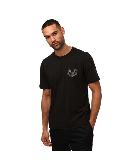 Adidas Black Arsenal Graphic T-shirt for men