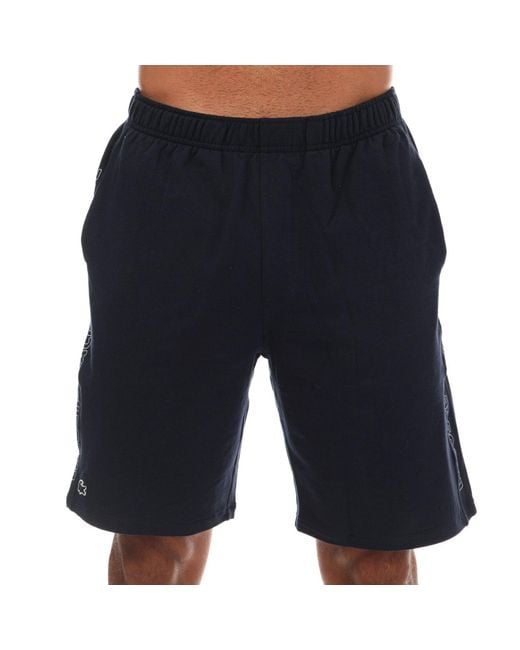 Lacoste Blue Lounge Logo Shorts for men