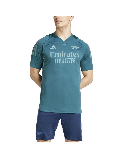 Adidas Blue Arsenal 2023/24 European Training Jersey for men