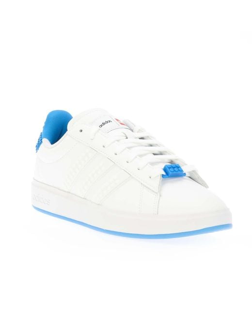 Adidas White Grand Court X Lego 2.0 Trainers for men