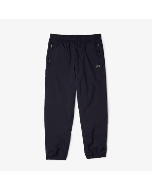 Lacoste Blue Nylon Track Pants for men
