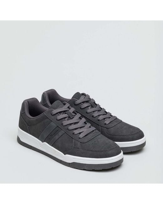 Ben Sherman Gray Curve Trainers for men