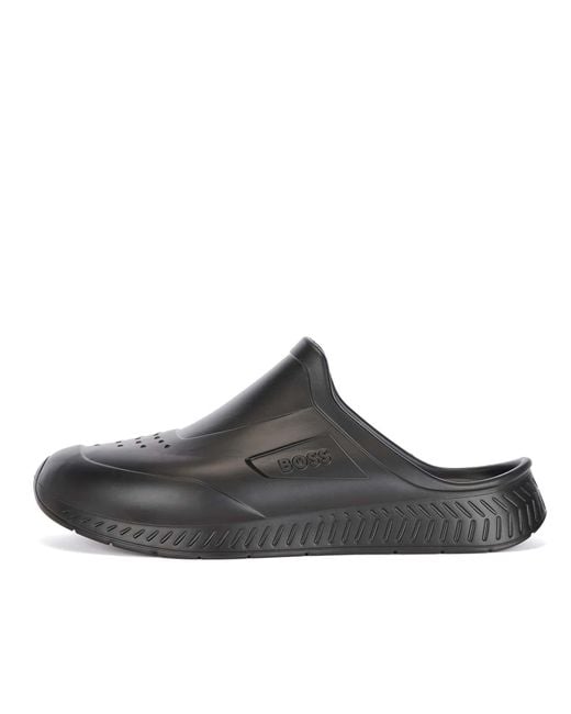 Boss Black Titanium-R Sliders for men