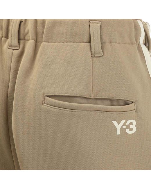 Y-3 Natural 3 Stripes Trace Track Pants for men