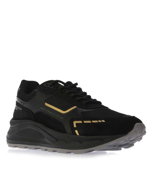 Android Homme Black El Porto Running Trainers for men
