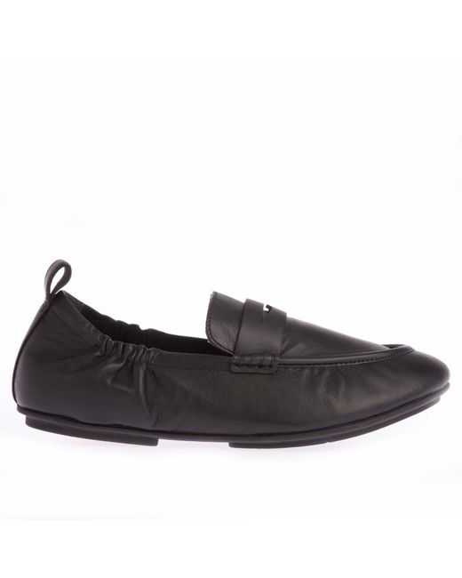 Fitflop Black Fit Flop Allegro Leather Penny Loafers