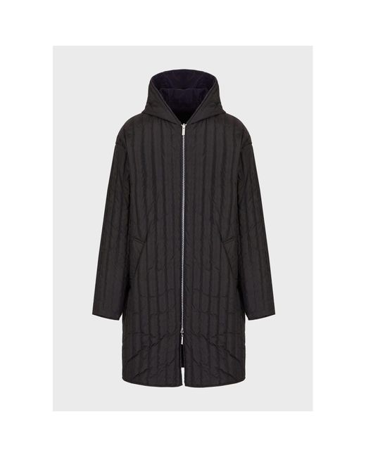 Emporio Armani Blue Down Jacket for men