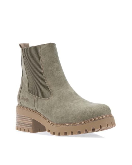 Blowfish Gray Womenss Leven Chelsea Boots