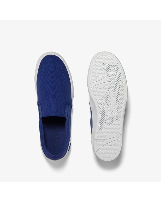 Lacoste Blue L004 Slip On Shoes for men