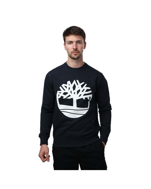 Timberland Black Kennebec River Crew Sweatshirt for men