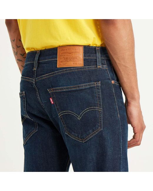 Levi's Blue 512 Slim Tapered Jeans for men