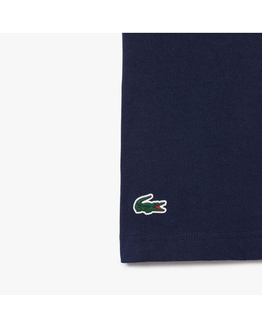 Lacoste Blue Roland-garros Edition Ultra Dry Tennis T-shirt for men