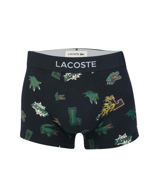 Lacoste Blue Holiday Organic Cotton Trunks for men