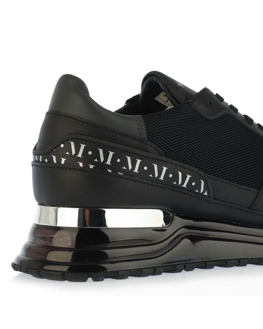 Mallet Black Knox Gas Trainers for men