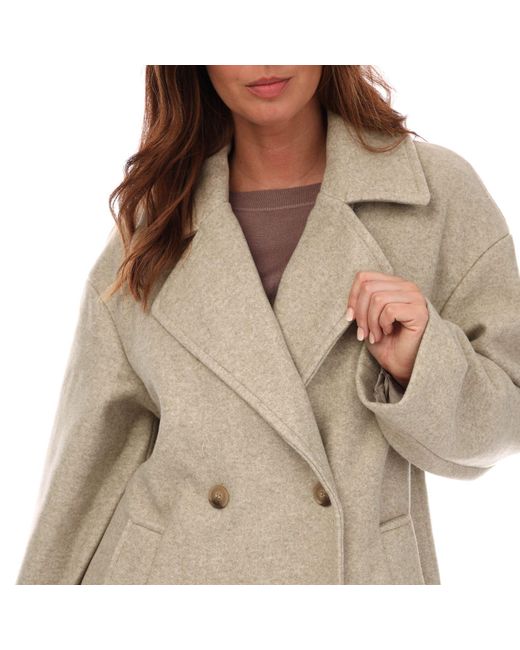 ONLY Natural Wembley Oversized Coat