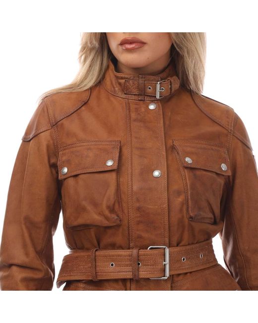 Belstaff Brown Legacy Trialmaster Panther Jacket