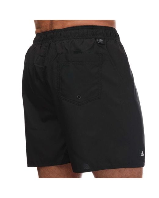 Adidas Black Short Length Swim Shorts for men