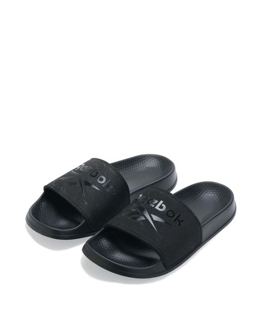 Reebok Black Fulgere Slide Sandals
