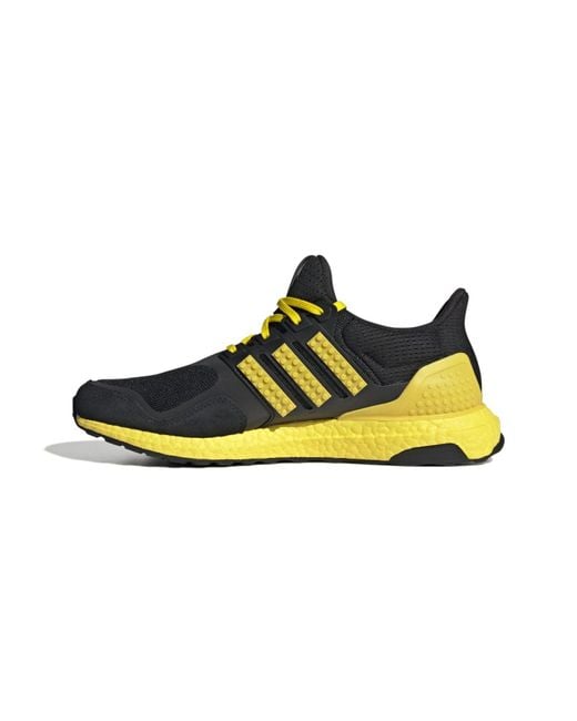 Adidas Yellow Ultraboost Dna X Lego Running Shoes for men