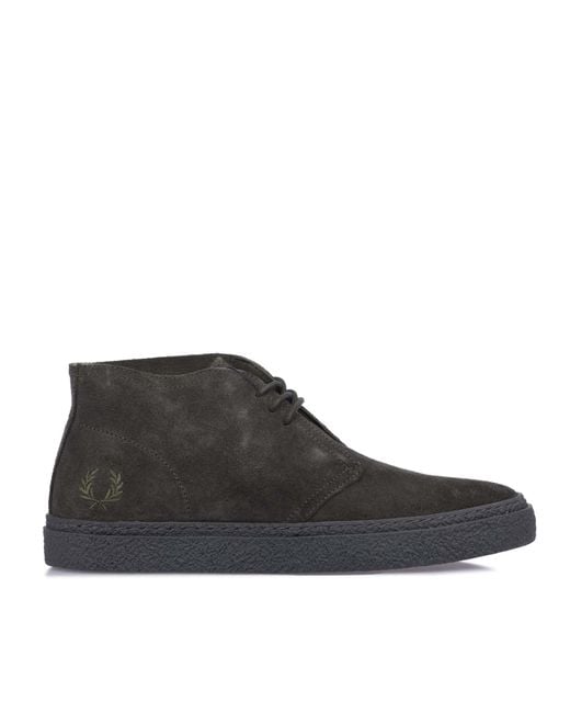 Fred Perry Brown Hawley Suede Boots Size 6.5 for men