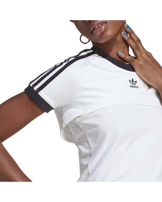 Adidas Originals White Always Original 2-in-1 T-shirt