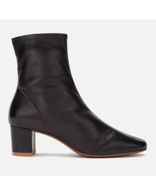 By Far Black Sofia Leather Heeled Boots Size 3