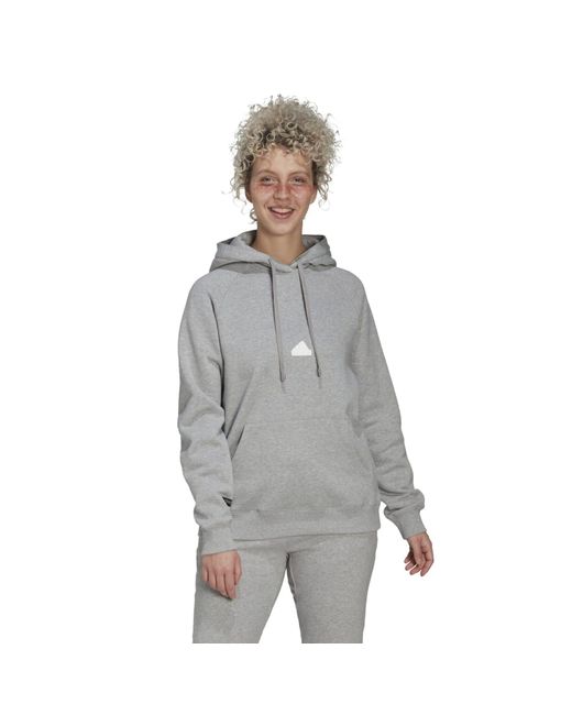 Adidas Gray Oversized Hoody