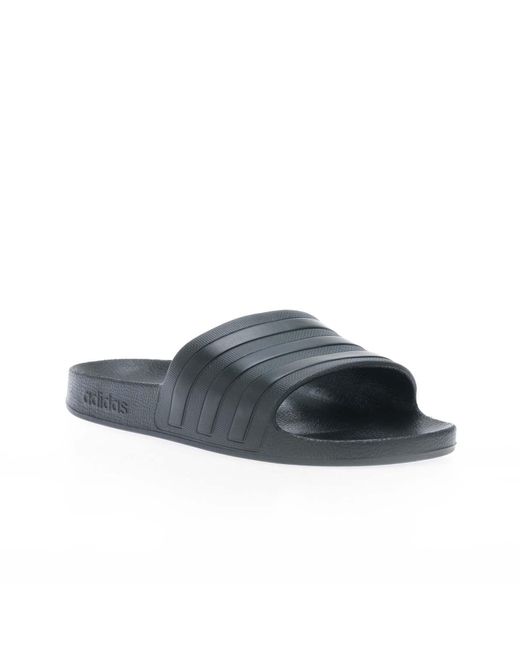 Adidas Gray Adilette Aqua Slide Sandals for men