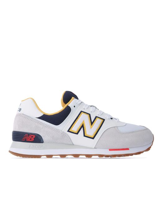 New Balance 574 Sky Lite Trainers in White for Men | Lyst UK