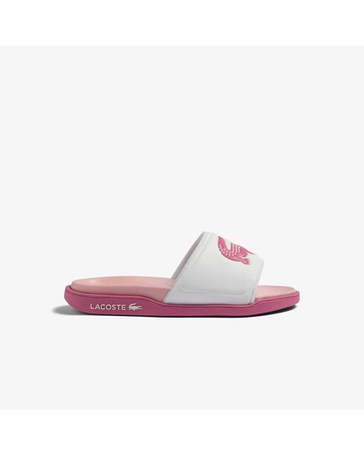 Lacoste Pink Serve 2.0 Sliders