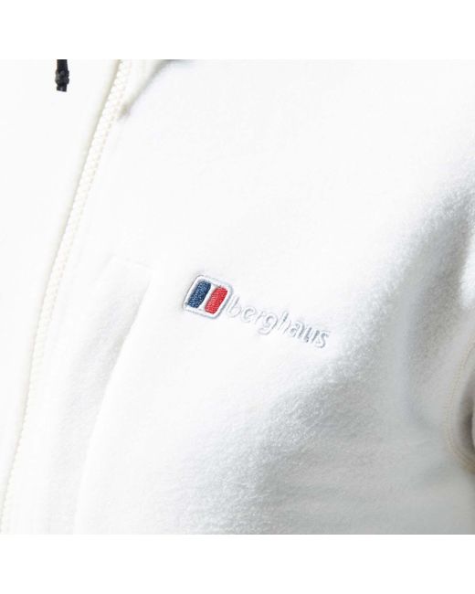 Berghaus White Urban Cropped Co-ord Fleece Jacket