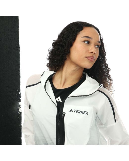 Adidas Black Terrex Agravic Waterproof Jacket