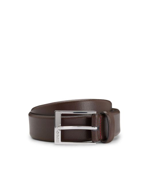 HUGO Brown Gellot Belt for men