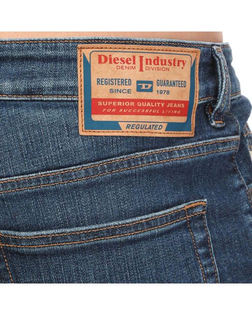 DIESEL Blue D-luster Slim Jeans for men