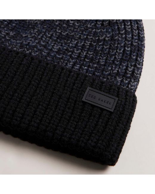 Ted Baker Blue Accessories Jannaaa Acrylic Knitted Hat for men