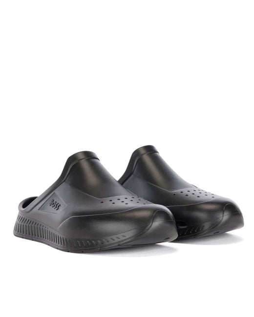 Boss Black Titanium-R Sliders for men