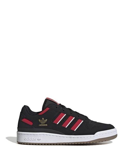 Adidas Black Originals Forum Low Cl Shoes for men