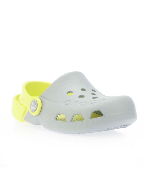 CROCSTM Yellow Kids Electro Classic Clog Shoe for men