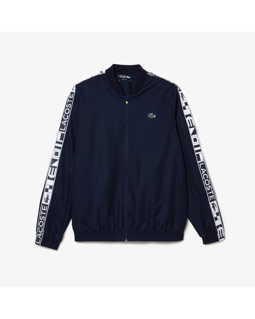 Lacoste Blue Logo Stripe Tennis Sweatsuit for men