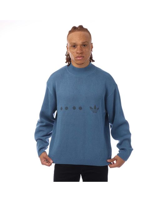 adidas Originals Reclaim Knit Jumper in Blue for Men Lyst UK