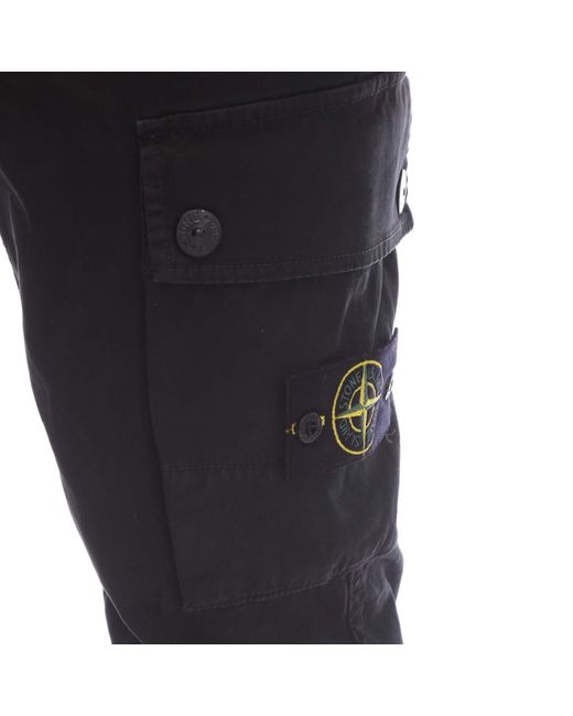 Stone Island Black Pants for men